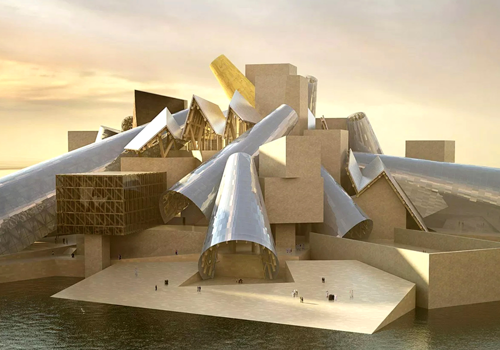 耗時 15 年打造！全球矚目 Frank Gehry 遺作「阿布達比古根漢美術館」逼近完工