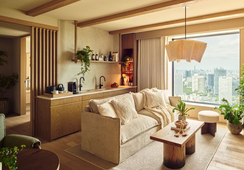 東京奢華旅宿新篇章：1 Hotels 正式插旗赤坂，以「親生物設計」於都會高空打造療癒綠洲