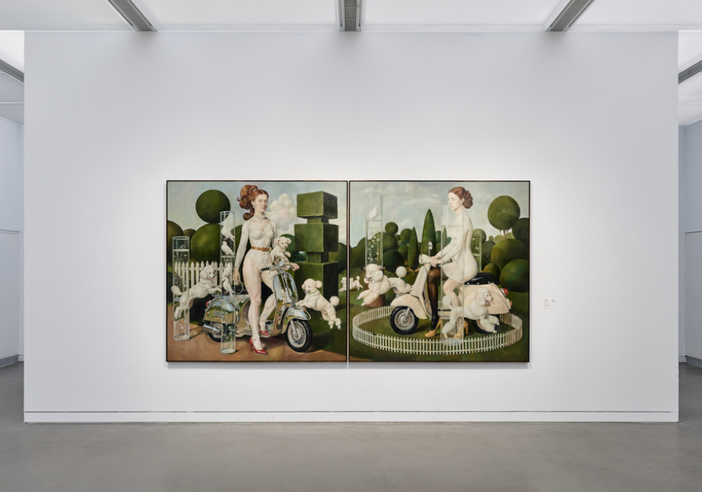 高美館年度大展！《馮．沃爾夫的花園堡壘》從古典油畫到 AI，帶來 69 件作品橫跨 20 年創作