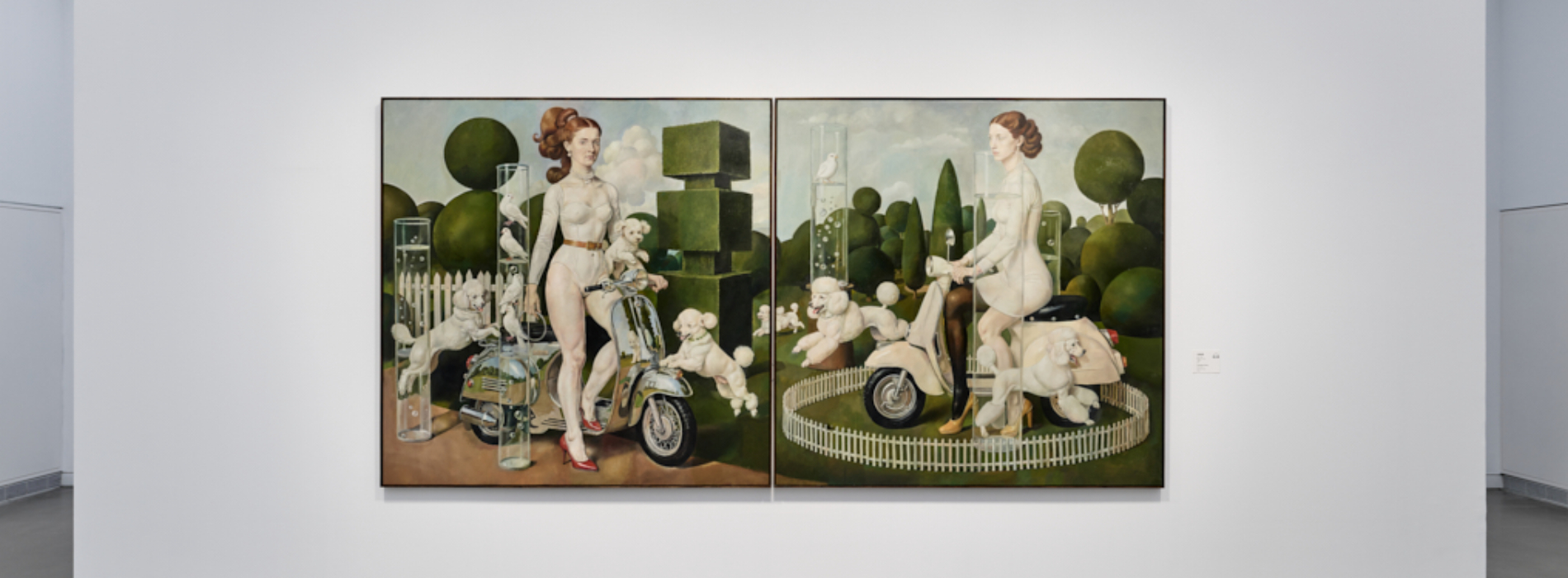 高美館年度大展！《馮．沃爾夫的花園堡壘》從古典油畫到 AI，帶來 69 件作品橫跨 20 年創作