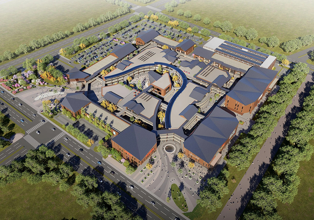 嘉義首座 Outlet「嘉義華泰名品城」：以山巒意象回應「木都」記憶，2028 年登場