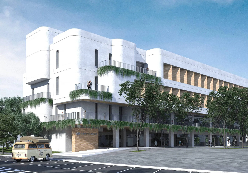 在山與海之間打造 24 小時圖書館！建築層疊呼應縱谷起伏，花蓮圖書總館 2026 完工啟用