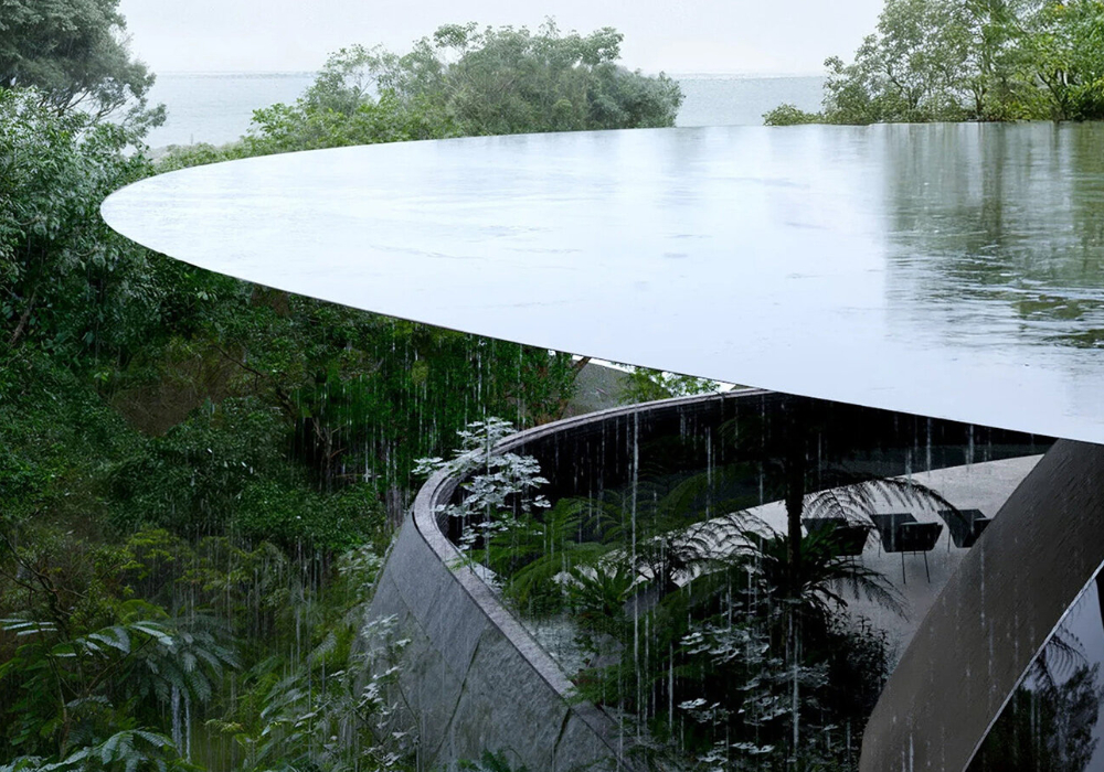 NOT A HOTEL 屋久島新作！澳洲建築師《Sound of Rain》奪首獎，讓雨成為建築的一部分