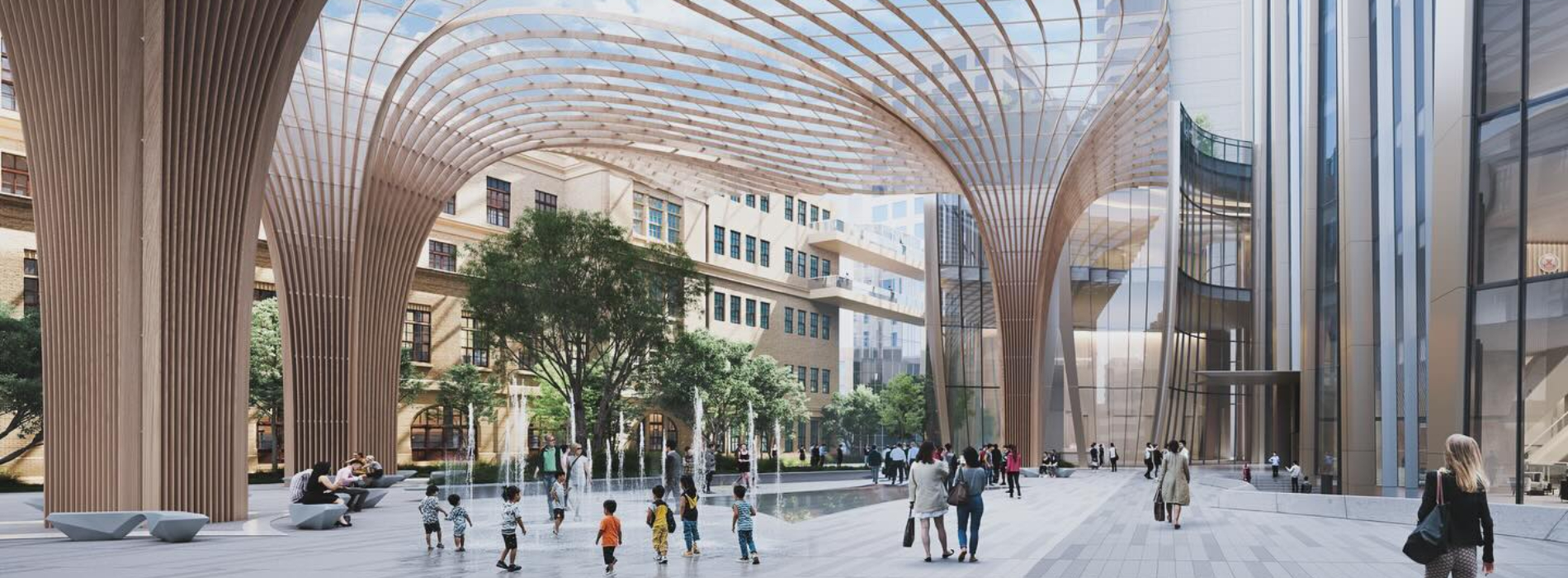 Zaha Hadid 團隊全新作在台北!靈感取自蘭花的「中華郵政塔」47 層商辦大樓將於 2032 完工