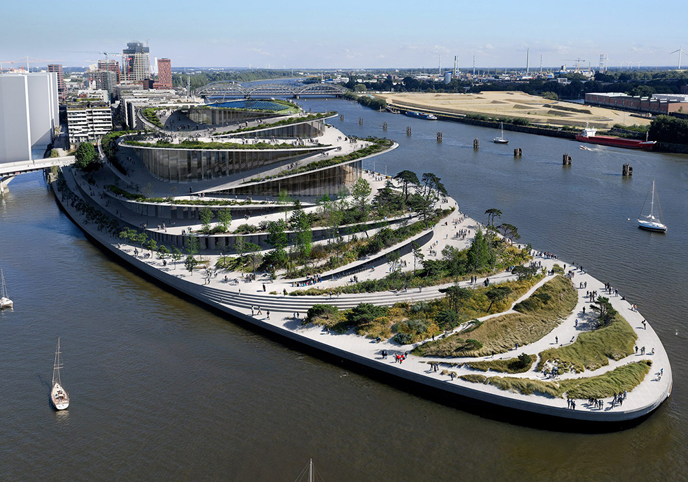 易北河畔的聲波漣漪：BIG 打造新漢堡國家歌劇院，階梯式露台形塑水岸新風貌