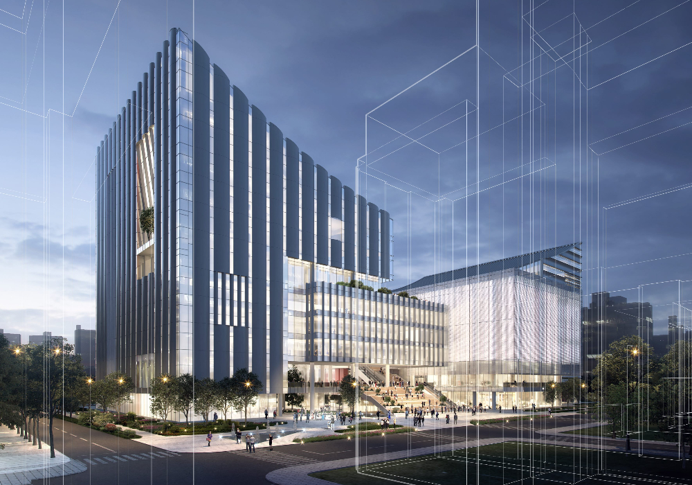 就在大安森林公園旁！以竹簡、五線譜為意象打造的「臺北市音樂與圖書中心」2030 完工