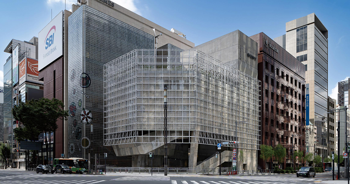 銀座象徵地標索尼大廈的重生！「Ginza Sony Park」明年一月開幕，垂直