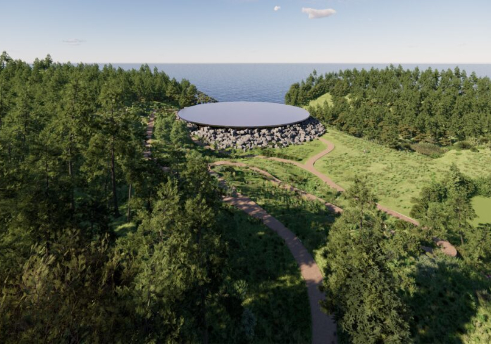 田根剛在福島打造「時の海 東北」美術館!圓形建築包覆宮島達男 3000 組 LED 光之裝置