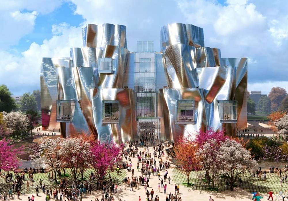 Frank Gehry首件台灣建築落腳台中！「中國醫藥大學美術館」以折疊金屬造型，勾勒流動光影印象