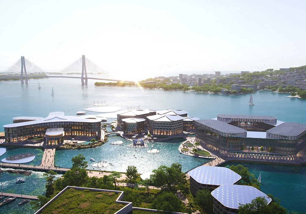丹麥BIG操刀全球首座漂浮城市!釜山「OCEANIX Busan」以永續發展構築海上城市藍圖