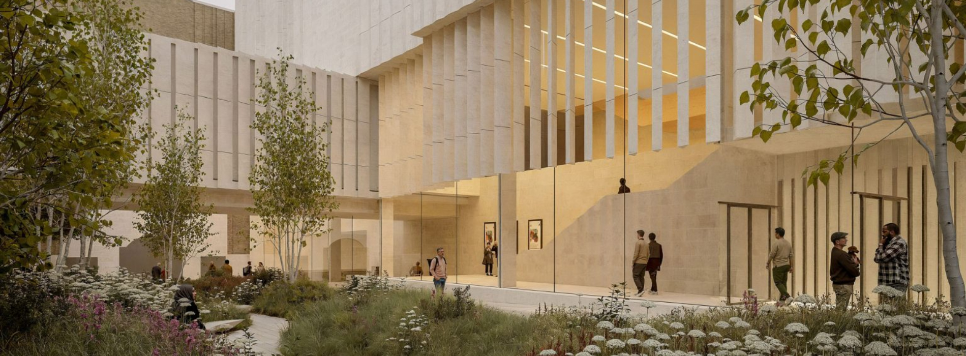 200 年來最大轉型！隈研吾贏得英國倫敦「國家美術館」擴建，以波特蘭石打造新建展館