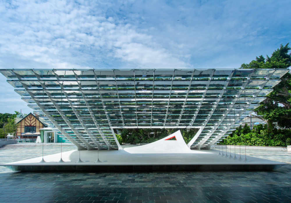 北美館 2026 X-site 計畫《鏡・亭・山》：彷彿輕巧掀起地表般的結構，打開多重感知的新場域