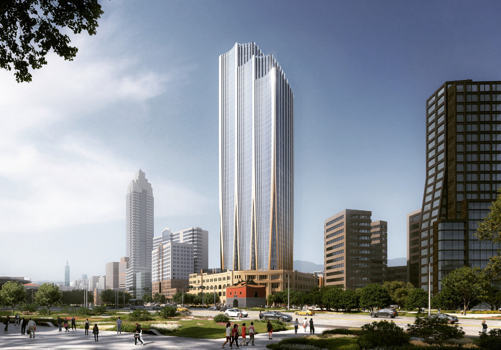 Zaha Hadid 團隊全新作在台北!靈感取自蘭花的「中華郵政塔」47 層商辦大樓將於 2032 完工
