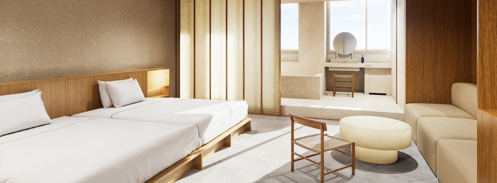 小豆島新住宿計畫：長坂常改造港口旁老飯店，打造「島泊／島飯／島湯」的島嶼生活型設施