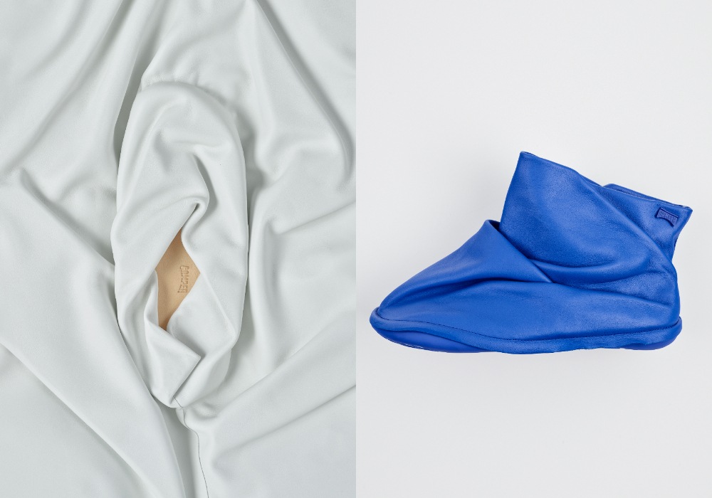 ISSEY MIYAKE × Camper 聯名鞋款初登場！延展「一塊布」的行走想像，呈自然垂墜的有機輪廓