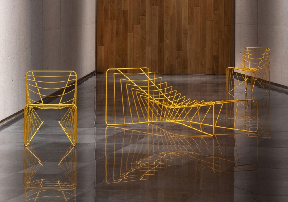 Zaha Hadid Architects家具新作「TOPOS」：以地形等高線為設計語彙，傳遞明亮飽滿的地中海生活風格