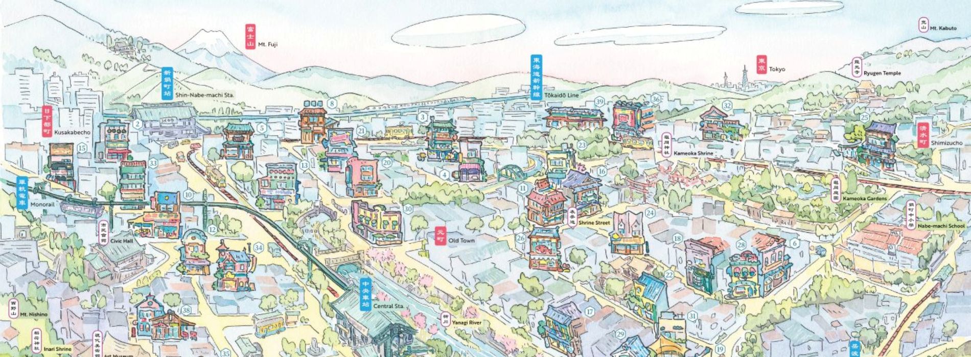 在逐漸消逝的日本街景之間，畫出一座「可能存在」的海邊小鎮：專訪《空想店鋪》插畫家Mateusz Urbanowicz