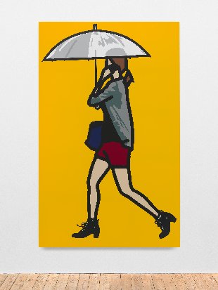 都會生活的流線記憶，跟著朱利安．奧培 ( Julian Opie ) 來場台北漫遊。