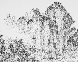 【生活變變變！小窩篇】蚊釘的水墨意境，陳浚豪釘出另類山水