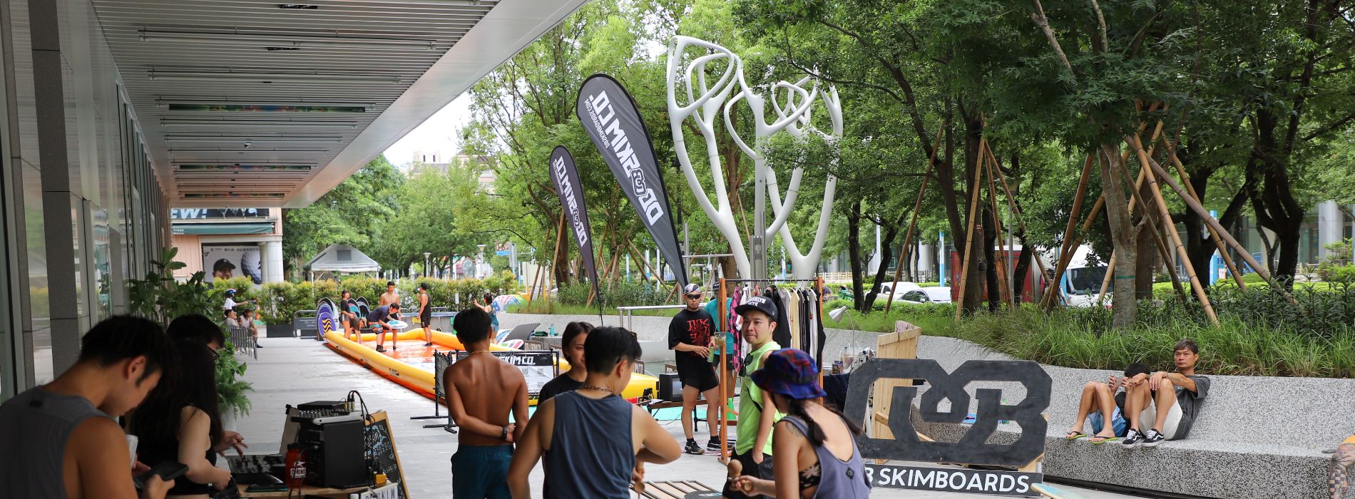 NOKE忠泰樂生活《HA HA SUMMER》暑期祭典!集結城市沙板、藝術夏令營、音浪派對、選物市集,一起在城市玩海邊