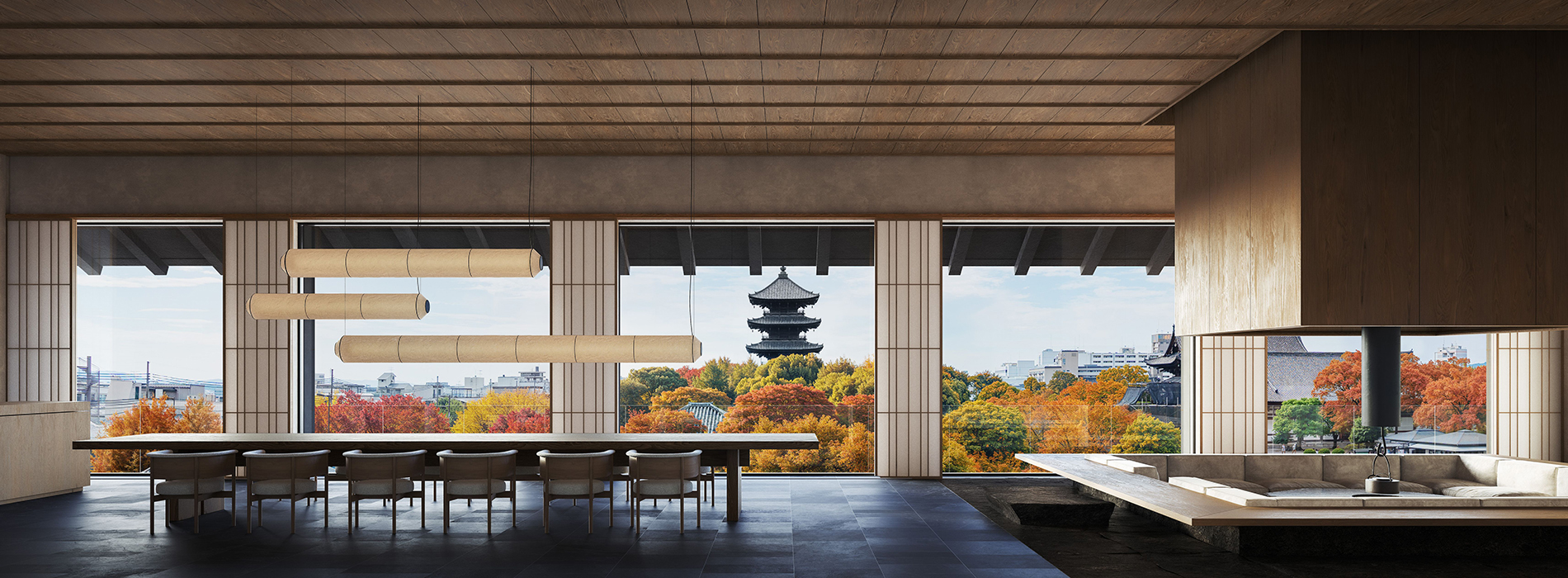 NOT A HOTEL推出兩大全新旅宿品牌！改造京都東寺宿坊、ZHA沖繩首作，從歷史到未來的住宿想像