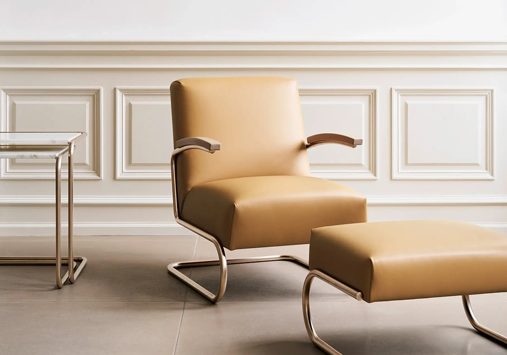 以皮革與金屬重塑包浩斯經典：Jil Sander 攜手 Thonet 擴展 JS. THONET 家具系列