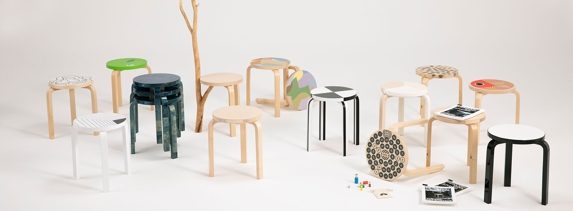 一張椅一個故事：安藤忠雄、深澤直人等 15 組創作者重塑 Stool 60 的當代想像