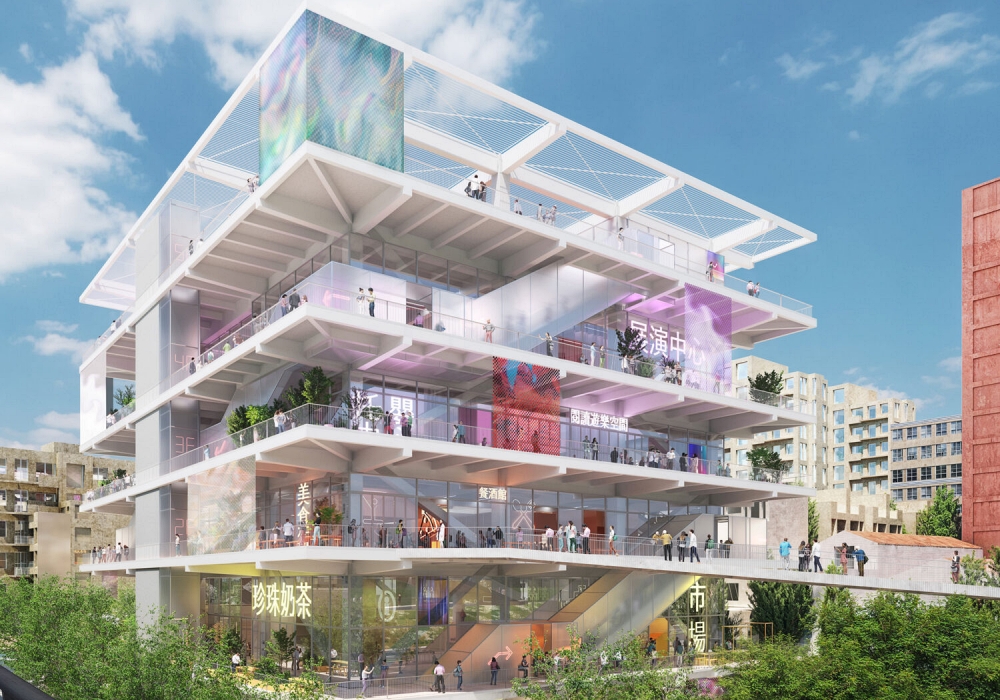 竹北水岸市集設計出爐：MVRDV、郭恆成建築師事務所合作，打造垂直彈性的當代市場