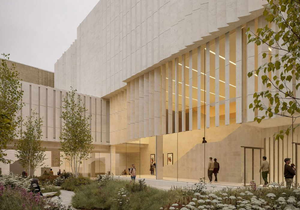 200 年來最大轉型！隈研吾贏得英國倫敦「國家美術館」擴建，以波特蘭石打造新建展館