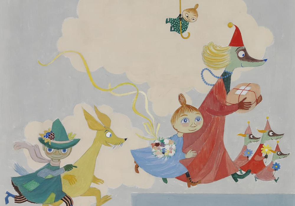 Moomin嚕嚕米80週年特展7月登場東京！300件展品呈現作者朵貝的藝術生涯，7公尺投影壁畫成亮點